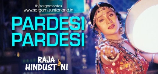 pardesi pardesi jana nahin song notes