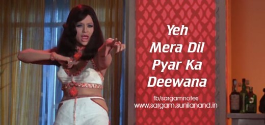 ye mera dil don piano song notes