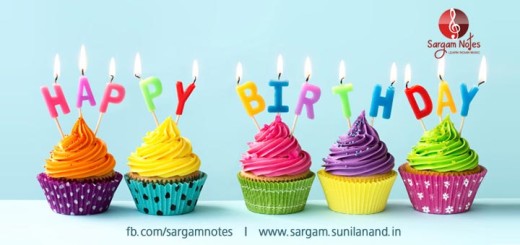 happy birthday piano notes harmonium sargam